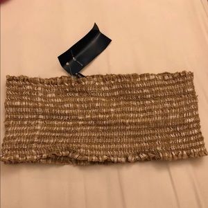 Brandy Melville Cropped yellow Tube Top